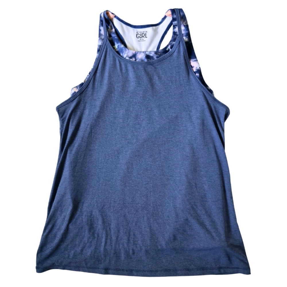ATHLETA GIRL Perfect Pair Layered Tank Top XL 14